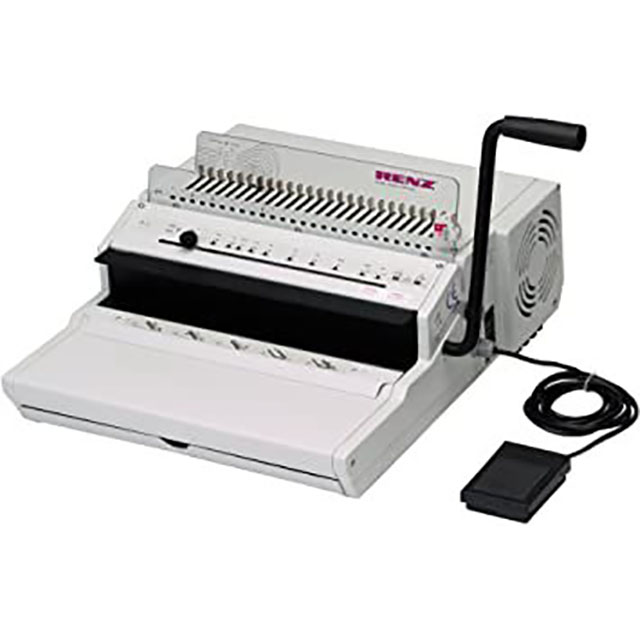 Renz Eco E 2:1 5,5 x 3,5mm komb. elektr. Stanz- & Handbindemaschine
