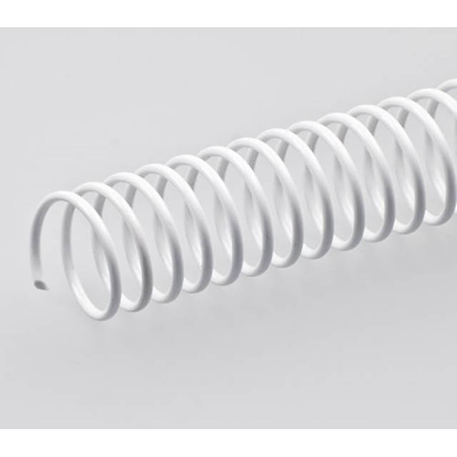 067140022032 RENZ Spirales en plastique A4, 14 mm blanc