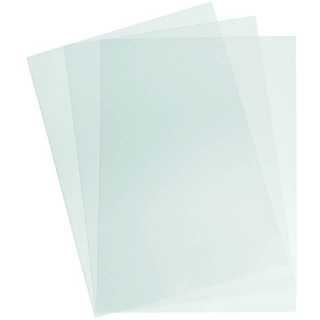 20200044 RENZ Couverture PVC, A4, 0.2 mm, vert transparent