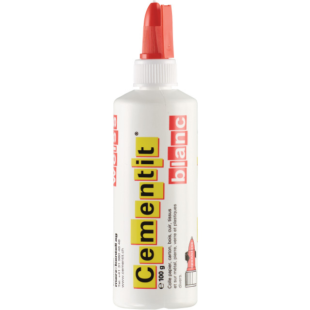 Cementit blanc 100g capuchon de fermeture