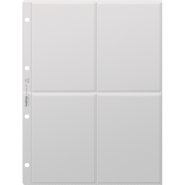Poche A4 lisse medium 4 x A6