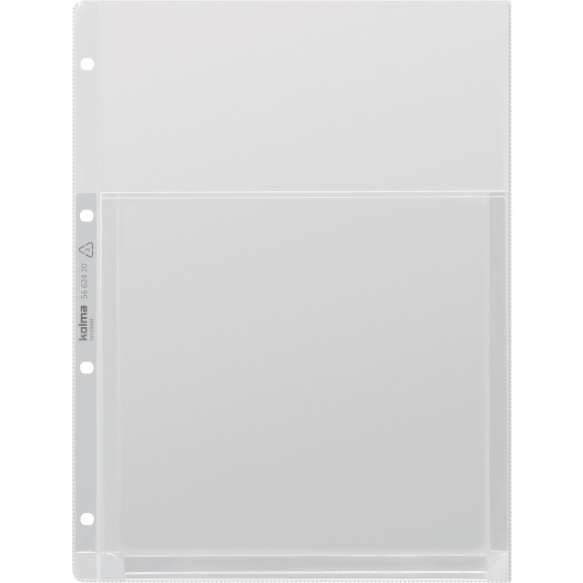 Poche A4 partiellement couvrant Voluma grainé superstrong