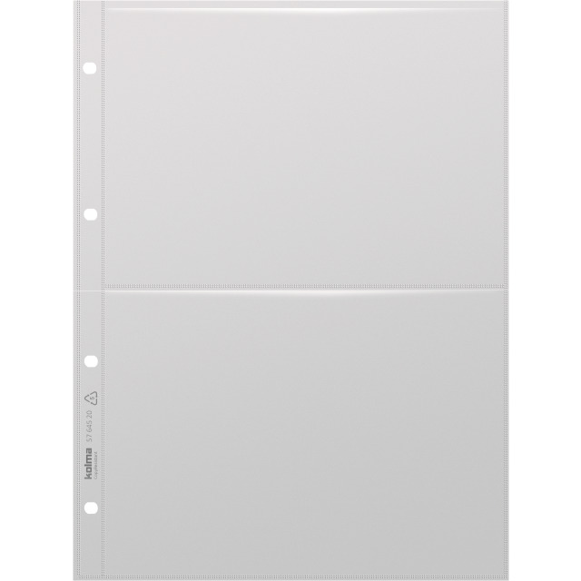 Poche A4 2xA5 oblong lisse superstrong