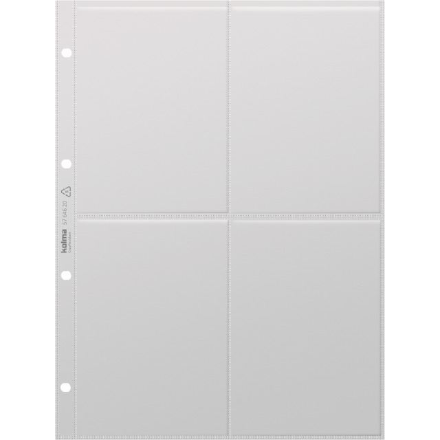 Poche A4 4 x A6 (10 x 15 cm) lisse strong