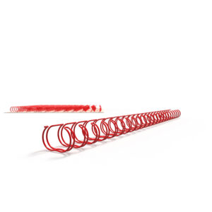 321270223 RENZ RING WIRE® Drahtbinderücken A4, 2:1, 1/2" 12.7 mm, rot