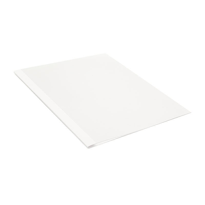 GOP easiBIND Thermal binding folders leather DIN A4 2.0 mm white transparent