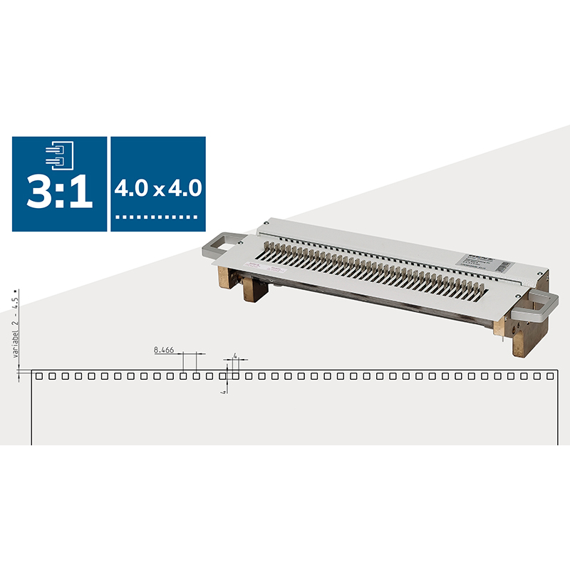 3734002000 RENZ Outil de poinçonnage DTP 340 A, 3:1, 4 x 4 mm