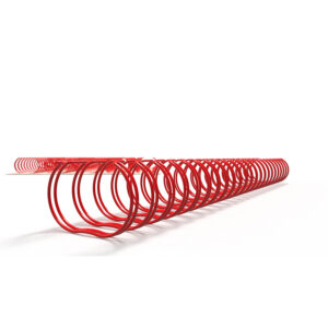 322540223 RENZ RING WIRE® Drahtbinderücken A4, 2:1, 1" 25.4 mm, rot