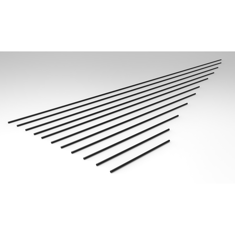 24113010 RENZ Calendar shafts straight 113 mm, black
