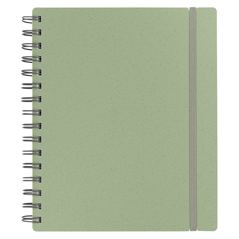 Carnet de notes paille de blé A5 quadrillé