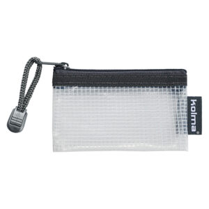 Reissverschlusstasche Mesh Bag Mini anthrazit