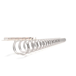 321900923 RENZ RING WIRE® Drahtbinderücken A4, 2:1, 3/4" 19 mm, silber NC