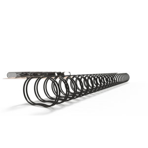 322200123 RENZ RING WIRE® Drahtbinderücken A4, 2:1, 7/8" 22 mm, schwarz
