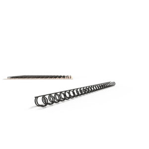 310690124 RENZ RING WIRE® Drahtbinderücken A5, 3:1, 1/4" 6.9 mm, schwarz