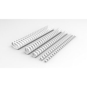 15320024 RENZ Plastikbinderücken A4, 24 Ringe rund, 32 mm, weiss
