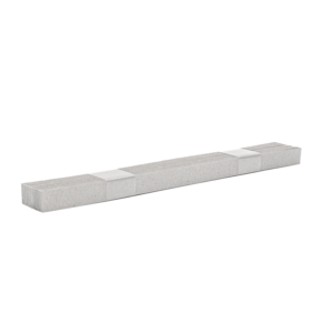 Buchbindergraukarton Steg 19 mm L: 305 mm 0.75 mm / 550 g/m2