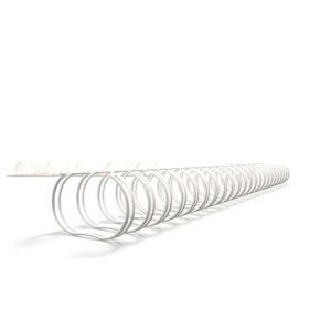 322200023 RENZ RING WIRE® Drahtbinderücken A4, 2:1, 7/8" 22 mm, weiss