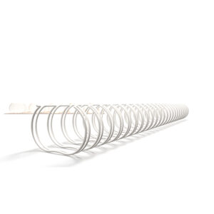 322540023025 RENZ RING WIRE® Drahtbinderücken A4, 2:1, 1" 25.4 mm, weiss