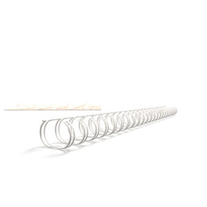 321430023 RENZ RING WIRE® Drahtbinderücken A4, 2:1, 9/16" 14.3 mm, weiss